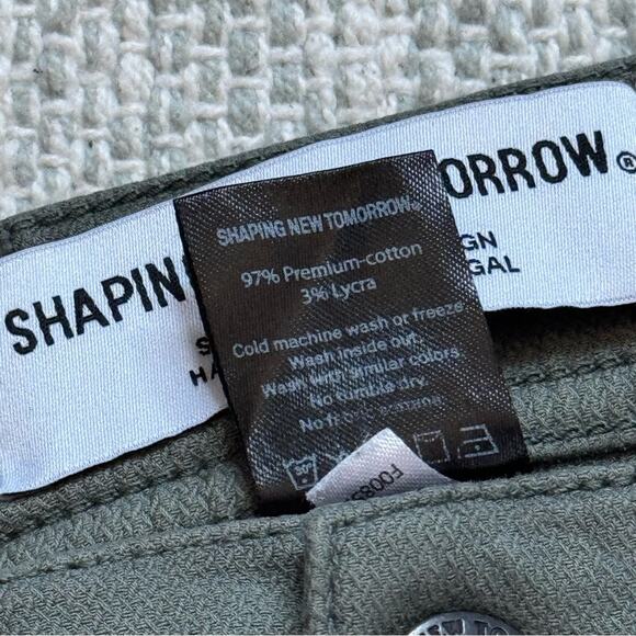 Shaping New Tomorrow Green Regular Fit Cotton Blend Pants Men’s Size 34 x 30 - Picture 8 of 8